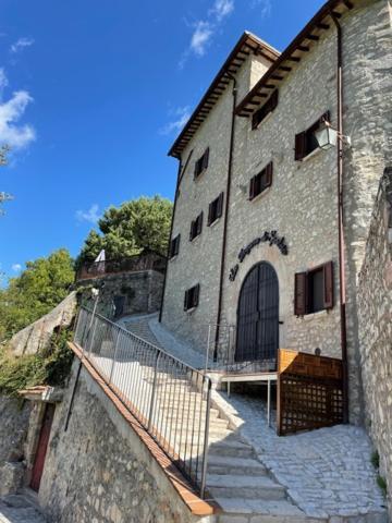 Villa Con Piscina "La Dogana Di Spoleto " SantʼAnatolia di Narco Exterior foto