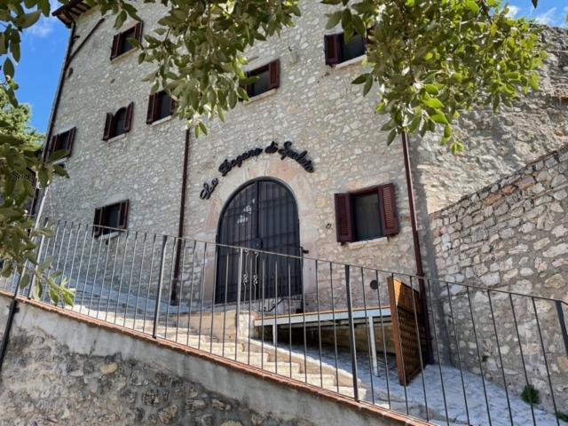 Villa Con Piscina "La Dogana Di Spoleto " SantʼAnatolia di Narco Exterior foto